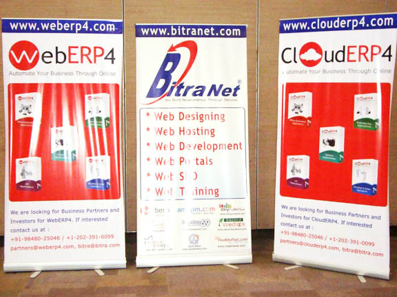 WebERP4 Booth at IndiaSoft 2012